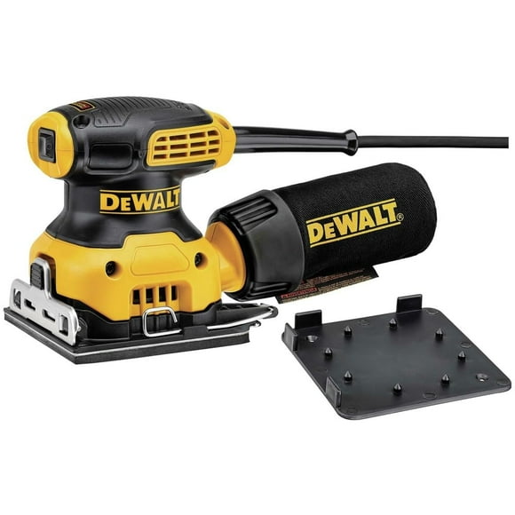 Lijadora de palma DEWALT DWE6411K, 1/4 hoja, 14.000 OPM, 2,3 A