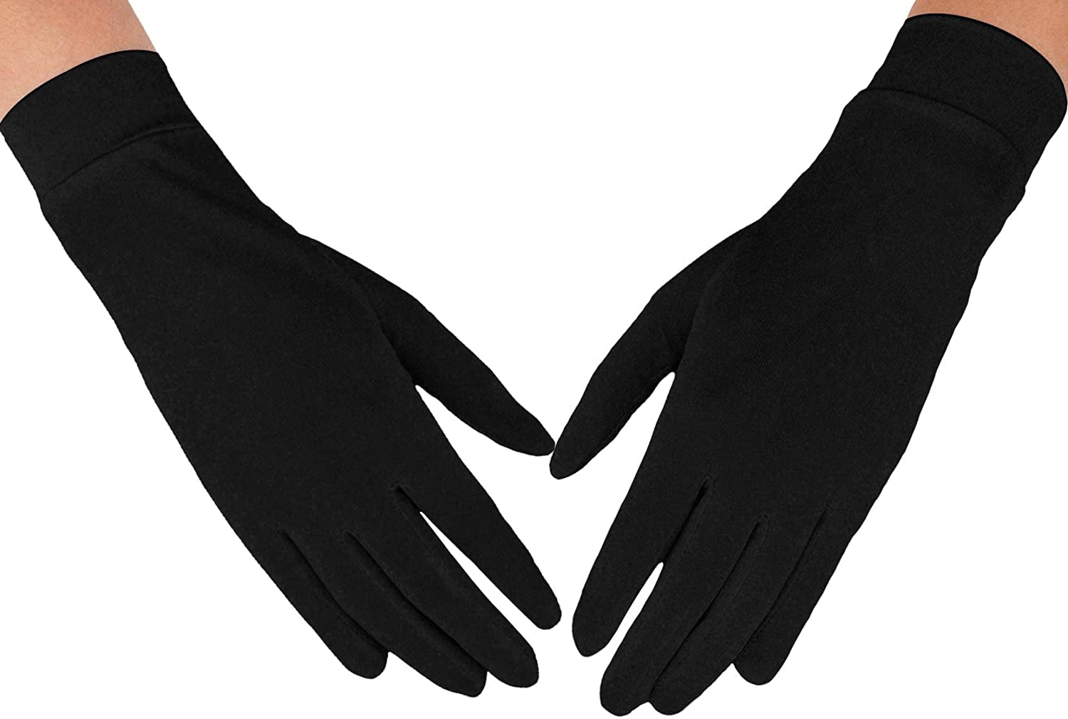 Women's 100 Pure Mulberry Silk Gloves Liner Glove Inner Ski Bike Cycle