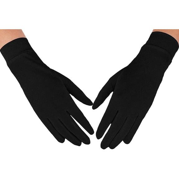 Women's 100% Pure Mulberry Silk Gloves Liner Glove Inner Ski Bike Cycle for Driving, Fashion and Cold Protection