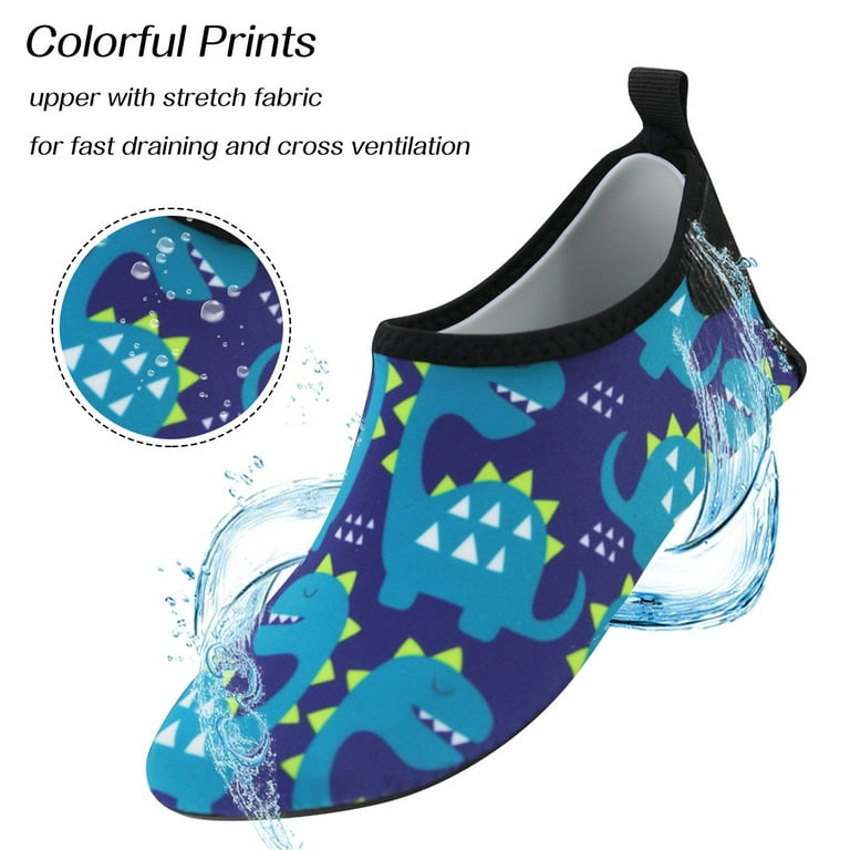Children Thin And Breathable Swimming Shoes Water Park Cartoon Rubber Soled Beach Socks Shoes Skin Diving Shoes Shoes Girls Size 13 Little Girls Shoes