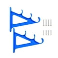 thumbnail image 2 of Almencla 2 Pcs Fishing Rod Storage Rack Wall Mounted Portable 3 Layers Fishing Rod Holder Blue, 2 of 8