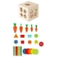 thumbnail image 3 of Juguete Montessori de madera , juguetes sensoriales, forma de aprendizaje temprano, clasificación de tamaño para bebés, niños, niñas, preescolar, 3 of 8