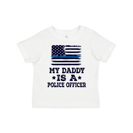 

Inktastic Daddy is a Police Officer Policeman Law Enforcement Gift Toddler Boy or Toddler Girl T-Shirt