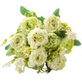 thumbnail image 1 of Simulation Peony 5 Forks Realistic Decorative DIY Bride Holding Fake Peony Bouquet Wedding Decor, 1 of 8
