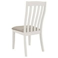 thumbnail image 2 of DPlus Vertical Slat Back Dining Side Chair Off White (Set of 2), 2 of 5