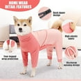 thumbnail image 3 of UOSAI Dog Recovery Suit Post-Surgery Onesie for Female & Male Pets, Breathable Pajamas, 3 of 6
