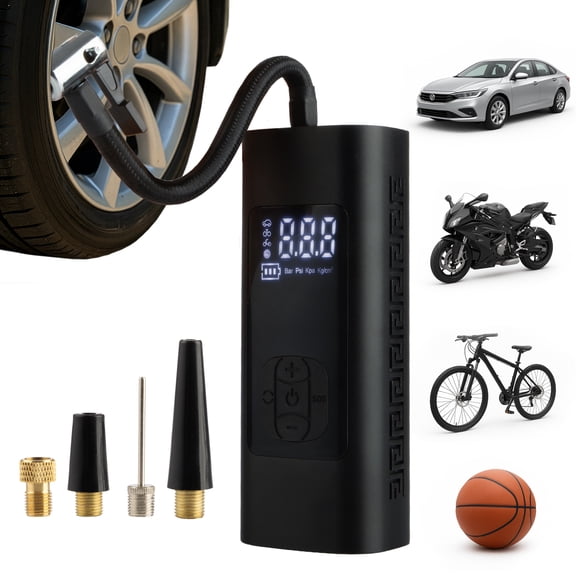 Stalwart Tire Inflator Portable Air Compressor for Car Tires - 150PSI 6000mAh Cordless Air Pump