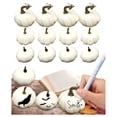 thumbnail image 1 of 12 Pcs Assorties Citrouille Blanche d'Automne pour Maison Festive et Table, 1 of 7