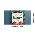 thumbnail image 4 of Decorative Design Father's Day Banner Mustache Theme Polyester Material for Indoor Decoration Holiday Celebration Event Decoration, 4 of 7