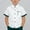 White#5, variant on Fesfesfes Kids Button Down Shirt Long Sleeve Contrast Collar Formal School Uniform Top for Children Boys Girls Lightweight Breathable Fabric