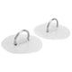thumbnail image 5 of Parche de almohadilla de DRing para Kayak, bote inflable, hebilla fija de acero inoxidable marino de PVC (blanco), 2 uds., 5 of 8