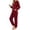 Red, variant on VBVC Women's Zip Up Hoodie Onesie Jumpsuit , Casual Long Sleeve Romper For Women , Ladies' Soft Fall Winter Pajamas with Pockets, S-2XL
