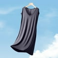 thumbnail image 2 of Bovxnpu Nightgowns for Women, Women's Nightgown Cotton Sleep Shirts Sleeveless Nightshirt Pullover Nightdress Soft Sleepwear, 2 of 5