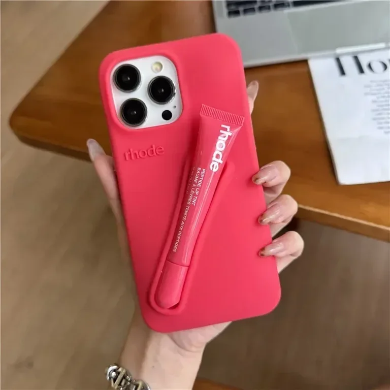 ForRhode with Lip Gloss Phone Case for IPhone 16 15 14 13 12