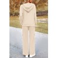 thumbnail image 2 of Conjunto Coordinado PRETTYGARDEN Sudadera con Capucha Beige Pequeña, 2 of 8