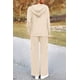 thumbnail image 2 of Conjunto de Ropa Casual para Mujer PRETTYGARDEN Sudadera con Capucha y Pantalones Cargo Beige XL, 2 of 8