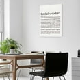 thumbnail image 5 of Thank You Gifts for Social Workers, Appreciation Gifts - Inspirational Definition of Social Workers Wall Art - Perfect Gifts for Retirement & Thanksgiving Women Men Coworker, 5 of 6