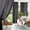 Black#2, variant on Outdoor Pole Mounted Mosquito Net Curtains for Gazebo, Mesh Screen Drapes for Porch, Patio, Wedding, and Sun Protection