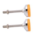 thumbnail image 3 of Pies 2 Piezas Amarillo M12 Muebles De Alta Resistencia Tornillo Nivelador Pierna Grainflat Antideslizante Absorción De Impacto Pies Niveladores, 3 of 7