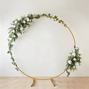 QueenTrade Gold Wedding Arch Round Balloon Arch Kit Balloon Hoop Stand Perfect for Party Decorations