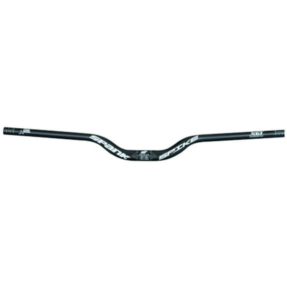 Spank Spike Race Bars 800mm Wide 50mm Rise 31.8mm Clamp Matte Black Aluminum