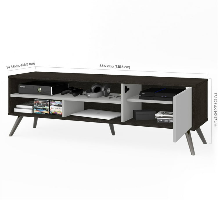 Bestar Small Space Krom 53.5 in. TV Stand Walmart