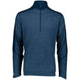 thumbnail image 3 of Holloway Sportswear L Boys ELECTRIFY 1/2 ZIP PULLOVER Navy Heather/Navy 222642, 3 of 7