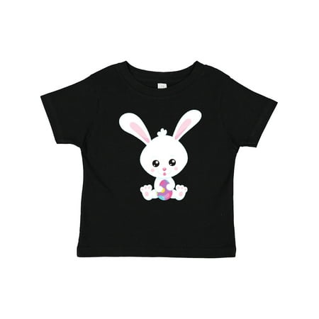 

Inktastic Easter Cute Bunny White Bunny Easter Eggs Gift Baby Boy or Baby Girl T-Shirt