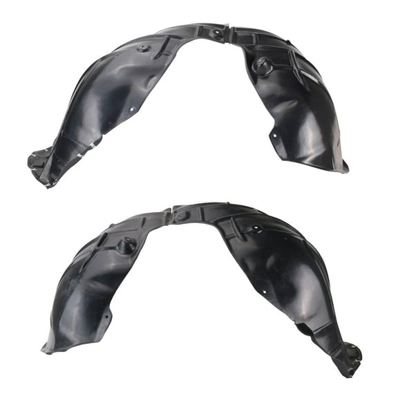 TRQ Front Inner Fender Liner Set Fits Select 2016-2020 Buick Envision GM1248285 GM1249285