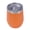 Orange, variant on Queroig Stainless Steel Wine Cup with Leak-Proof Lid Hot Cold Drinks Portable Travel Cup Anti-Slip Design Insulated Thermal Mug