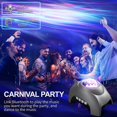 thumbnail image 4 of Star Projector Galaxy Light Projector for Bedroom Bluetooth Music Speaker Aurora Light Projector Ocean Wave Projector Star Projector Night Light with Remote Control for Kids Adults Party, 4 of 5