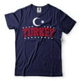 thumbnail image 4 of Mens Turkey Patriotic Shirt Turkish Shirt Turkey Country Logo Symbol Shirts Turkey Unisex Tee (X-Large Grey), 4 of 6