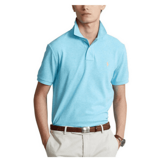 Polo by Ralph Lauren ターコイズ Lサイズ Polo Ralph Lauren Classic-Fit Stripe Soft Cotton Polo Shirt