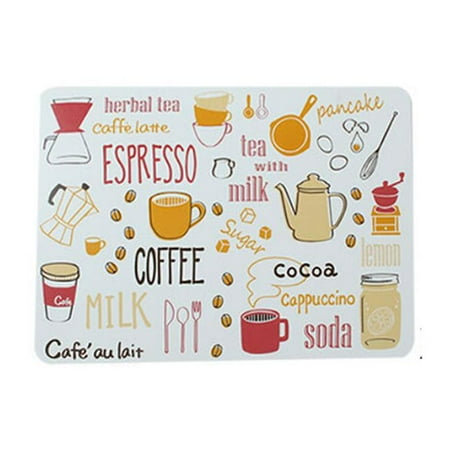 

Panda Superstore PS-HOM3742001-RAY00023 Lovely Place Mats Insulation Mats Durable Plastic Mats - 29 x 40 cm - Set of 4