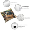 thumbnail image 6 of Ullo0ord Bernese Mountain Dog Set of 2 Soft Pillow Covers Modern Concise Decorative Dog Throw Pillow Covers for Home Couch Bed Living Room Bedroom Outdoor  18x18in, 6 of 7