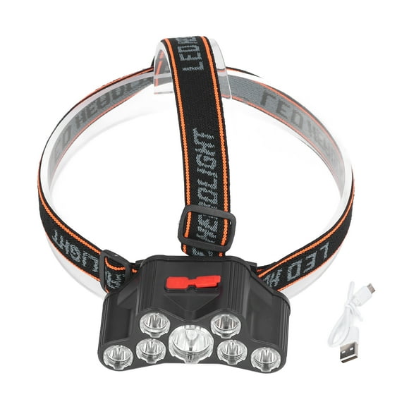 Head Light,LED Headlamp 7 Lamp Head Band Lamp Outdoor Headlamp High-Precision Functionality