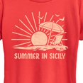 thumbnail image 2 of Instant Message - Summer In Sicily - Women's Short Sleeve Graphic T-Shirt, 2 of 6