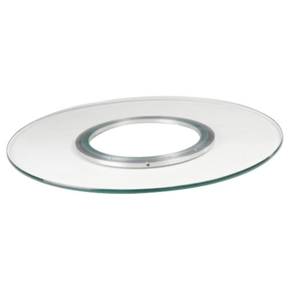 Chintaly Imports Lazy Susan, Clear, Glass