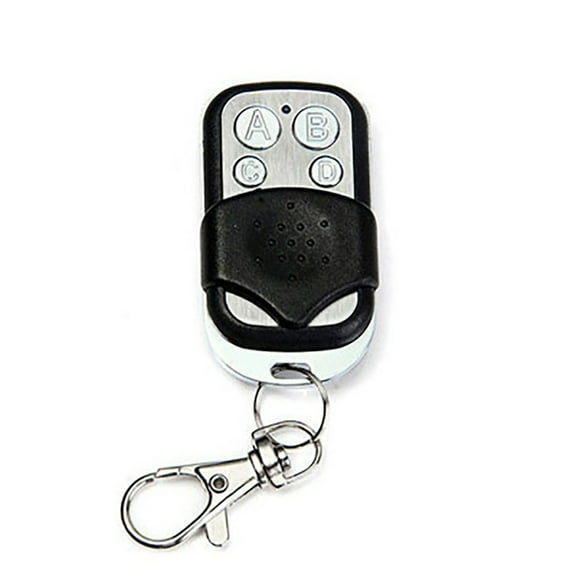 SATRINO 433mhz Gate Opener Remote, 1Pcs 433mhz Wireless Learning Code Remote Controller Cloning Remote Control Keychain 4 Button Garage Door Opener Remote for Electric Garage Door Car