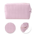 thumbnail image 4 of Unique Bargains 1 Pc Simple Square Makeup Bag Pink PU Leather, 4 of 6