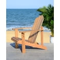 thumbnail image 3 of Safavieh Topher Outdoor Patio Nautical Adirondack Chair - Natural, 3 of 10