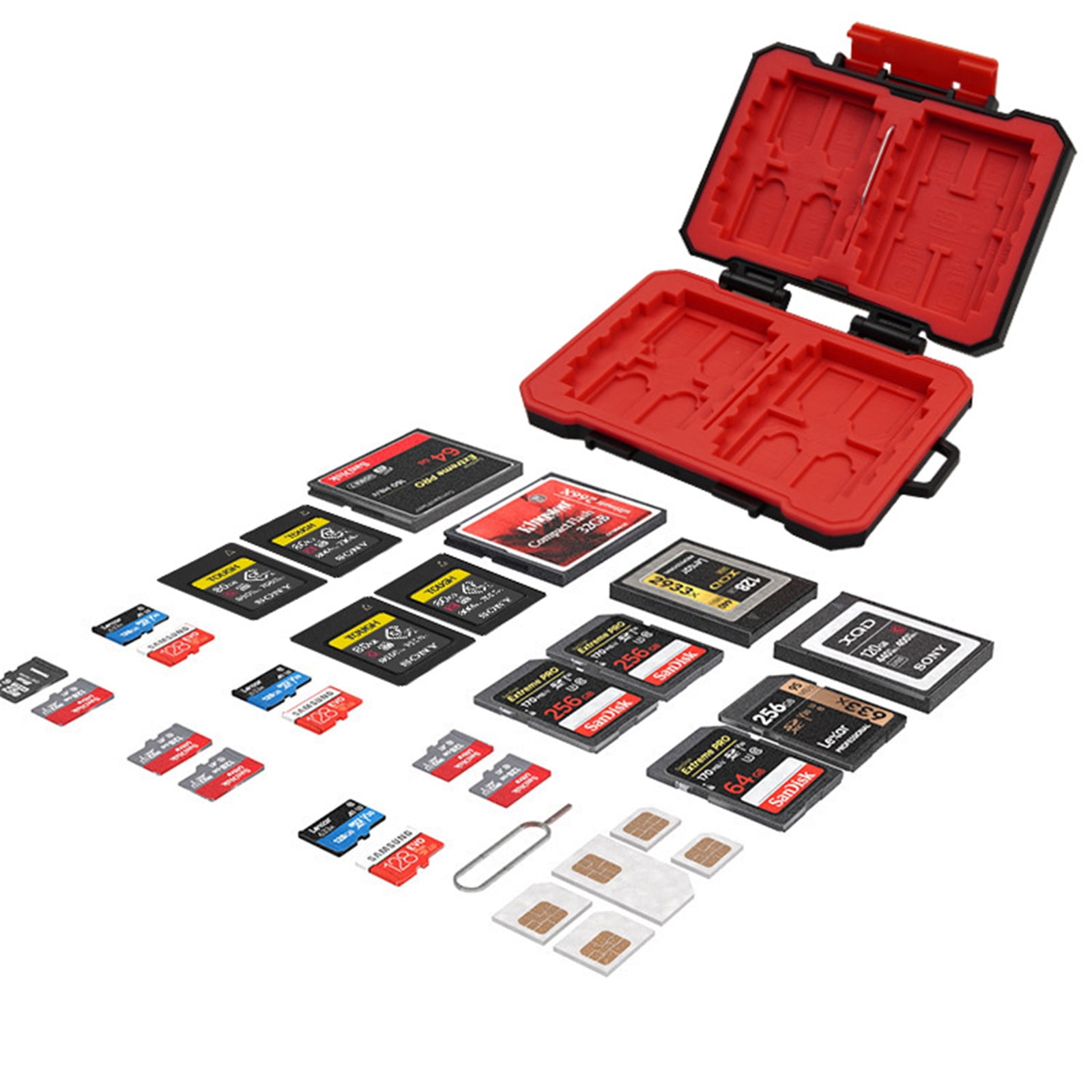Camera SD card storage box Digital camera memory card box Camera storage card box Waterproof memory card memory box
