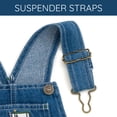 thumbnail image 5 of John Deere Boys Denim Bib Shortall with Tractor Embroidery Medium Wash, 5 of 13