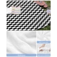 thumbnail image 6 of Black White Plaid Beach Towels Oversized Super Absorbent, Modern Buffalo Check Gingham Art Lightweight Bath Towel Quick Dry Sets For Bathroom/Pool/Rv Camping/Beach Play/Gym Room/Picnic 30"x60", 6 of 8