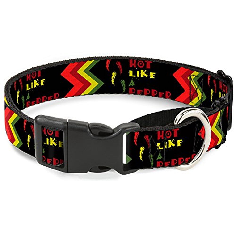 Buckle-Down Hot Like A Pepper Martingale Dog Collar