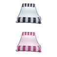 thumbnail image 1 of Lot de 2 Hamac Flottant Gonflable pour Piscine Chaise Longue Rose+marine, 1 of 5