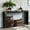 Black, variant on Clea Minimalist 60" Versatile Console Table, Entryway Table with Adjustable Curved Legs, Black