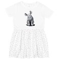 thumbnail image 3 of Inktastic Curious Rhinos Girls Toddler Dress, 3 of 5