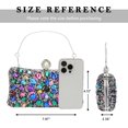 thumbnail image 2 of LinYooLi Multicolor Rhinestone Clutch Purse,Sparkly Crystal Floral Evening Handbags for Women Formal Prom Bridal Wedding Party, 2 of 6