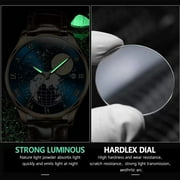 Poedagar New Fashion Quartz Leather Men Watch Top Brand Luxury Waterproof Luminous Date Mens Wristwatch Casual Sport Watches - Quartz Wristwatches